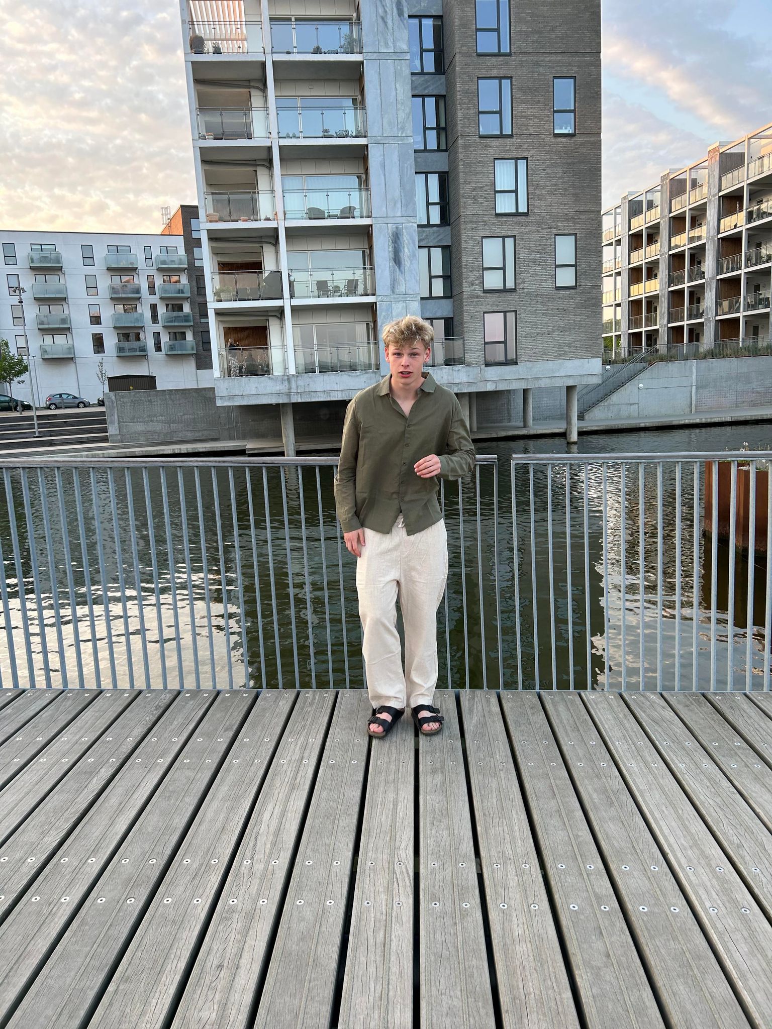 BAGGY VINTER HØRBUKSER - BEIGE