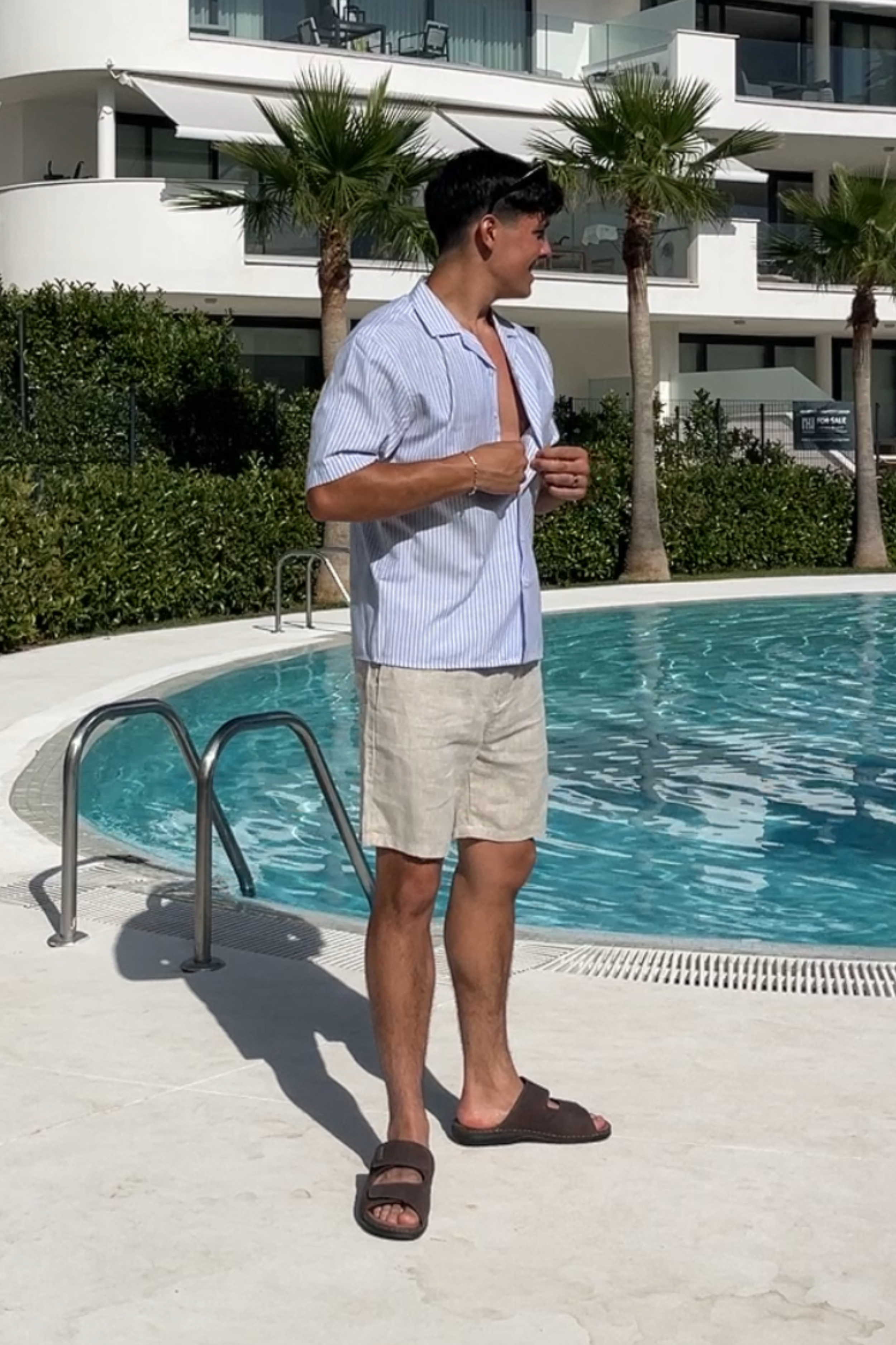 100% HØRSHORTS - BEIGE