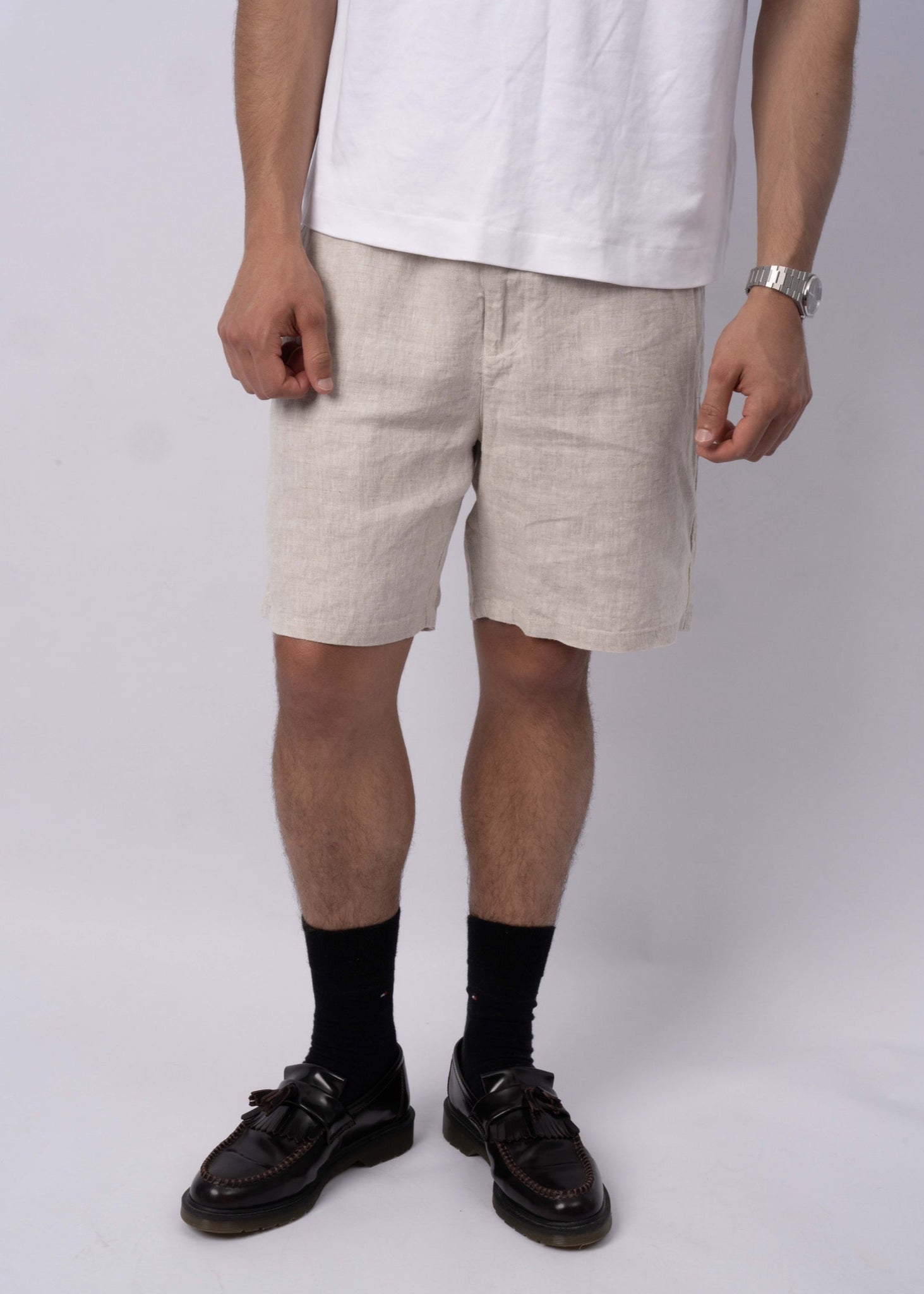 100% HØRSHORTS - BEIGE