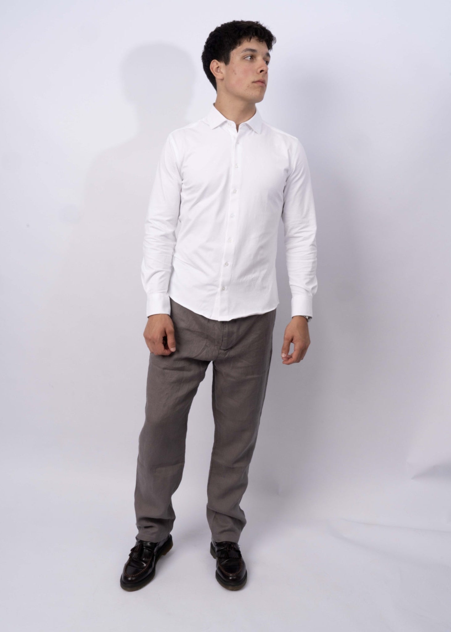 100% HØRBUKSER - GRÅ