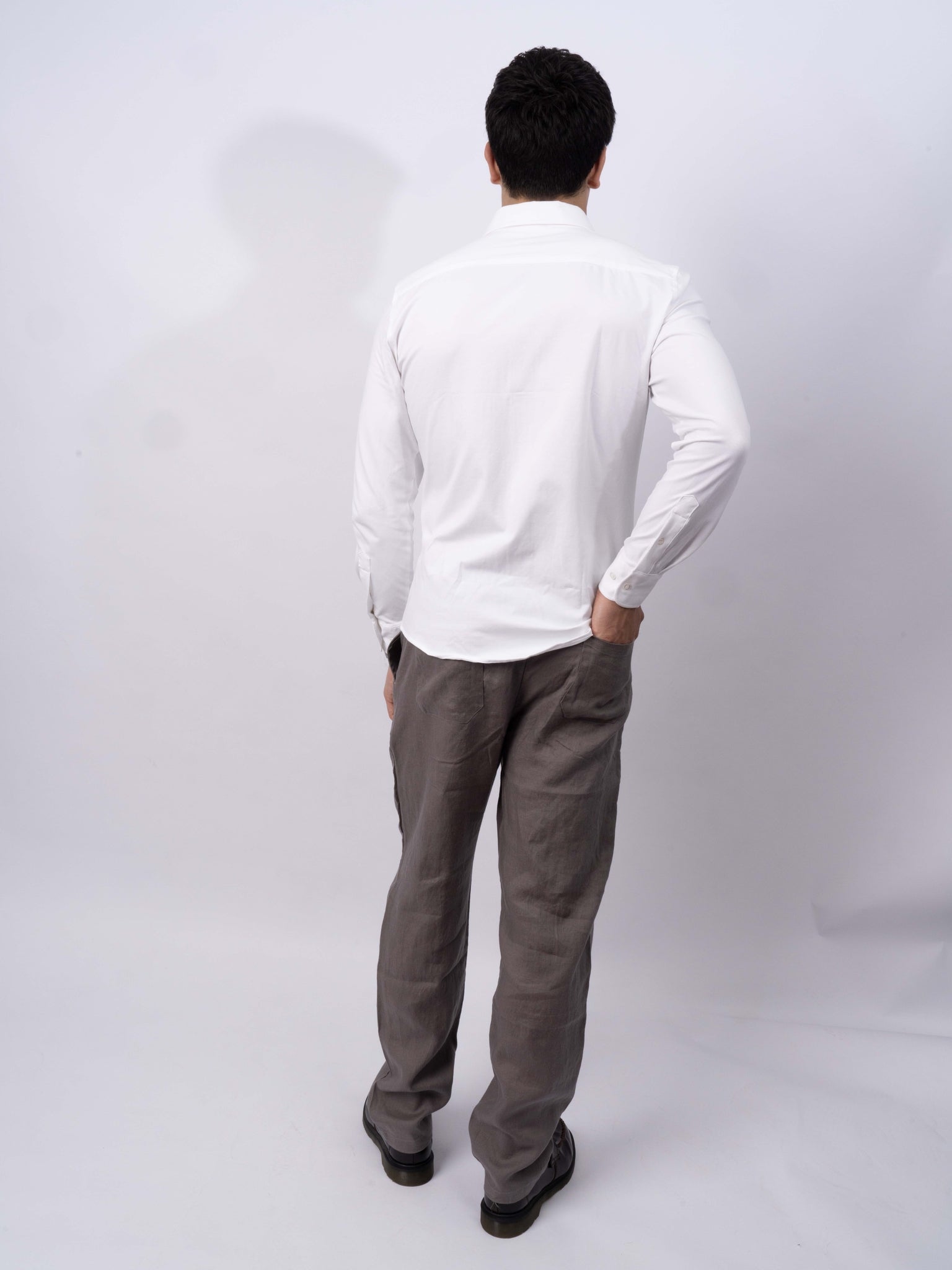 100% HØRBUKSER - GRÅ