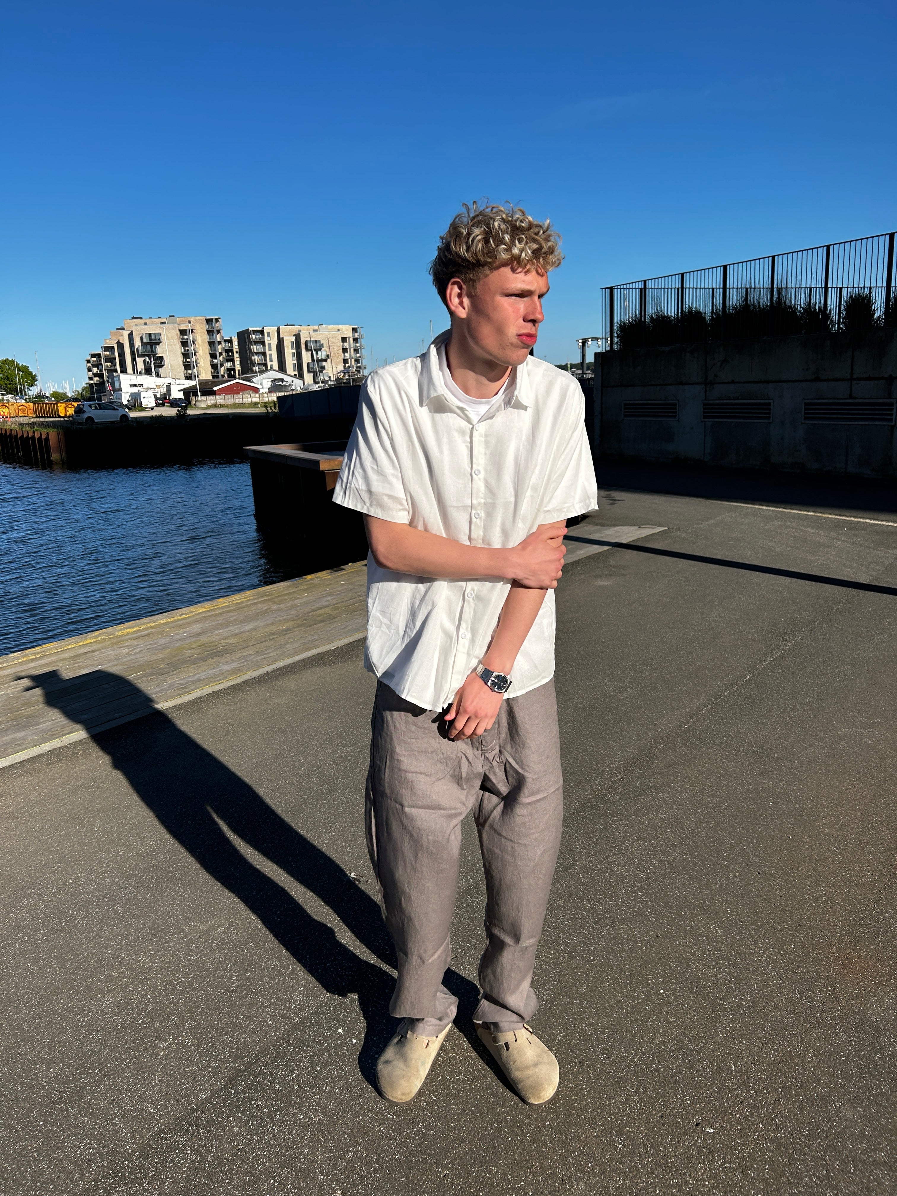 100% HØRBUKSER - GRÅ