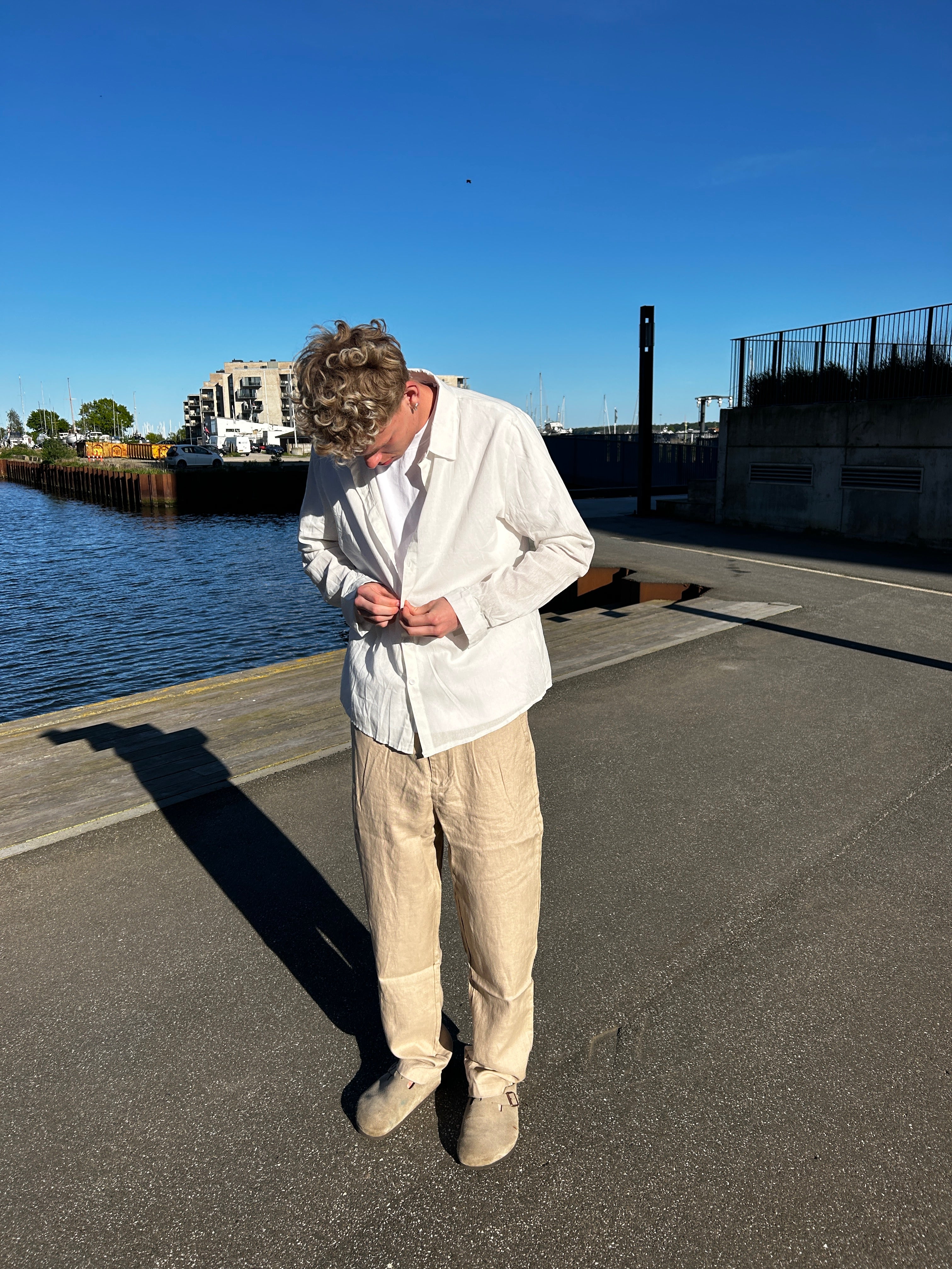 100% HØRBUKSER - MOKKA