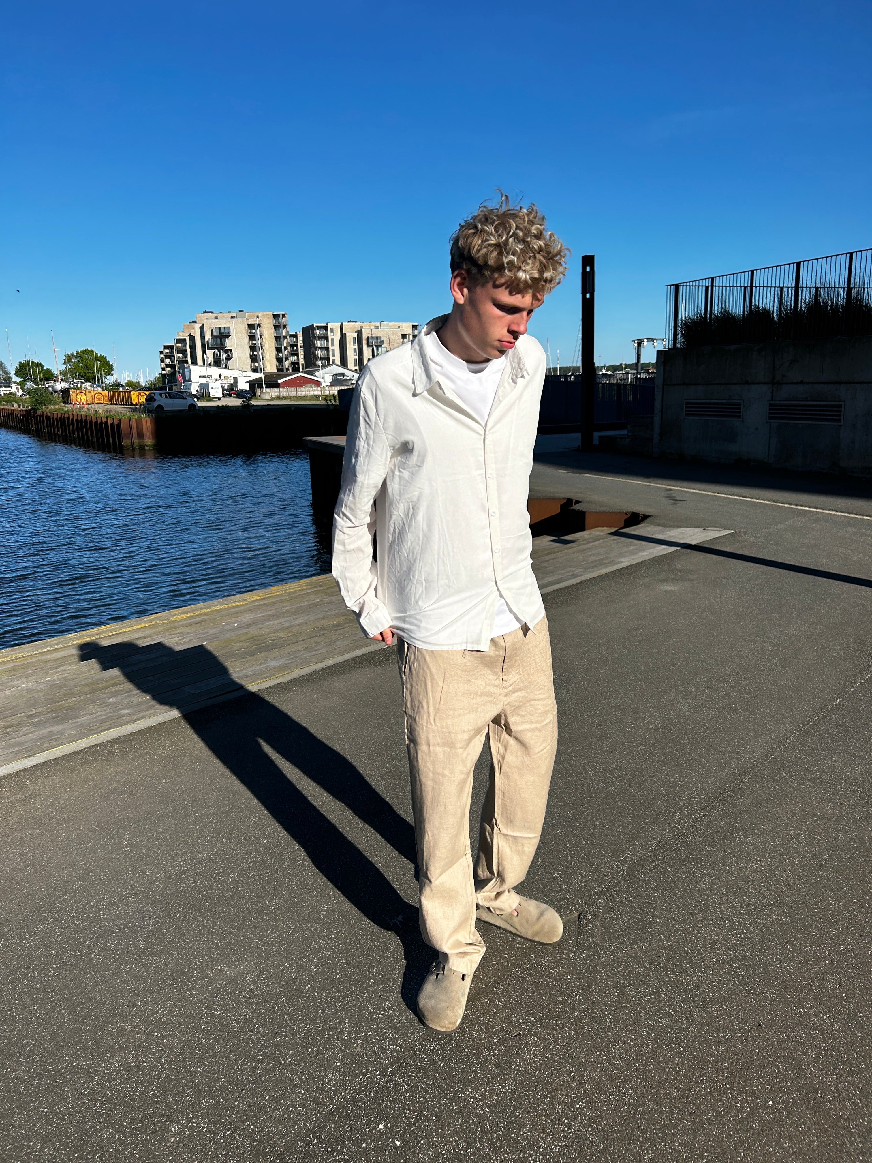 100% HØRBUKSER - MOKKA