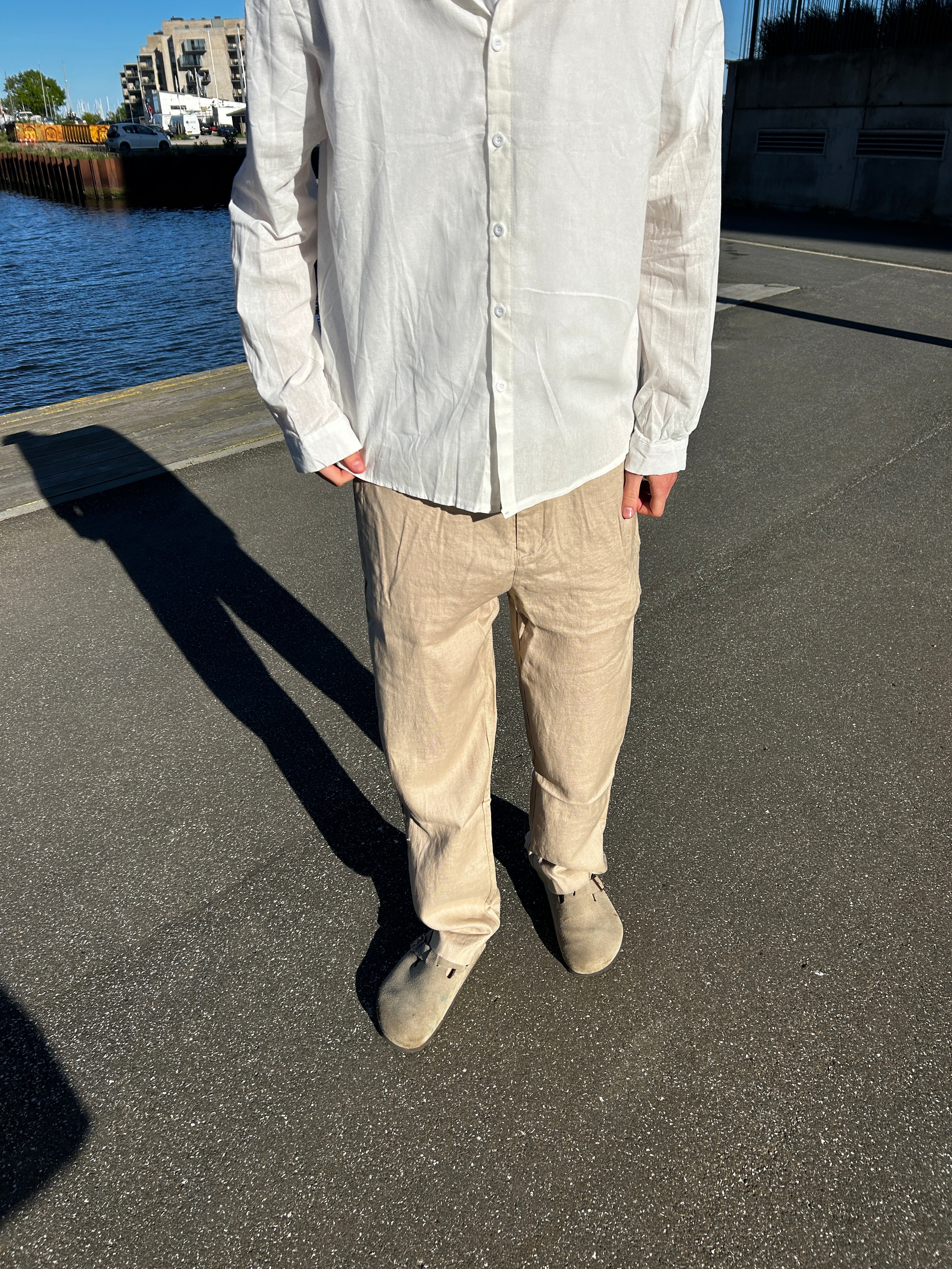 100% HØRBUKSER - MOKKA